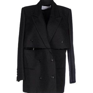 Viktor & Rolf Black Textured Blazer Size 40 Italian